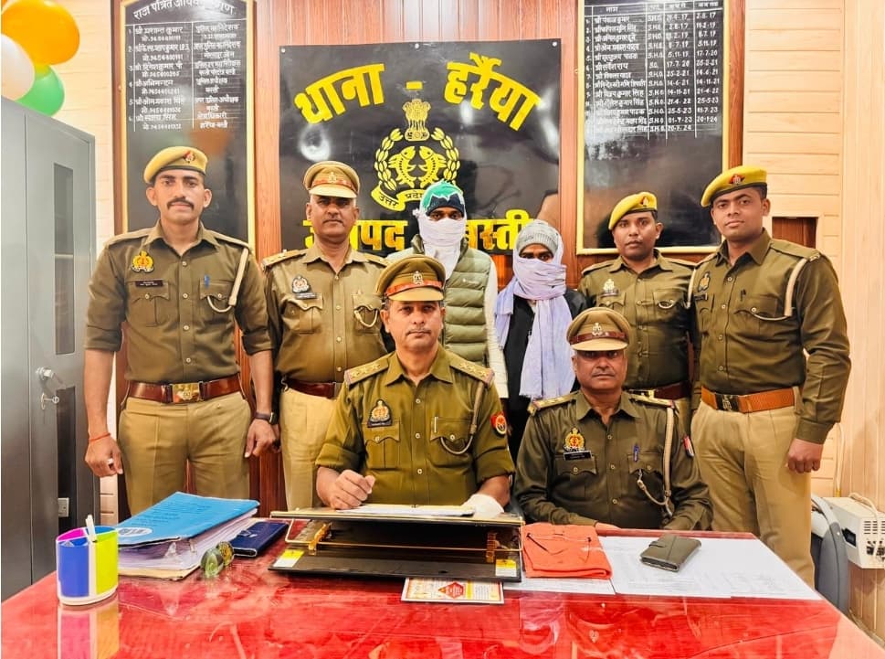 हरैया पुलिस ने चर्चित अधिवक्ता चन्द्रशेखर यादव के नामजद हत्याभियुक्त को किया गिरफ्तार