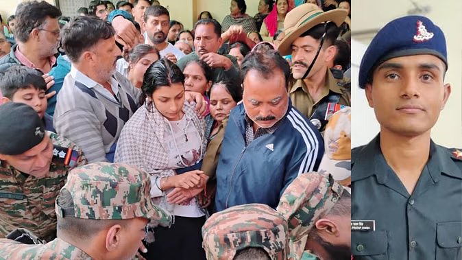 आर्मी अफसर की मौत: शादी के नौ महीने बाद उजड़ गया सुहाग, बिलखते हुए पत्नी बोली- बाबू मुझे छोड़ कर क्यों चले गए?